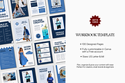 Blue Ebook Workbook Canva Template, a Marketing Template by Anna Design Studio (Thumbnail 2 of 11)
