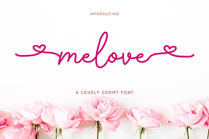 Melove | Lovely Font