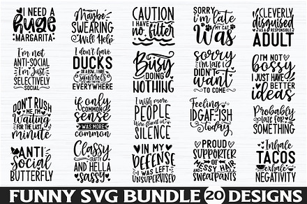 Funny SVG Bundle