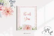 BlushPink Watercolor Floral Clipart, an Illustration by May • SHO (Thumbnail 15 of 15)