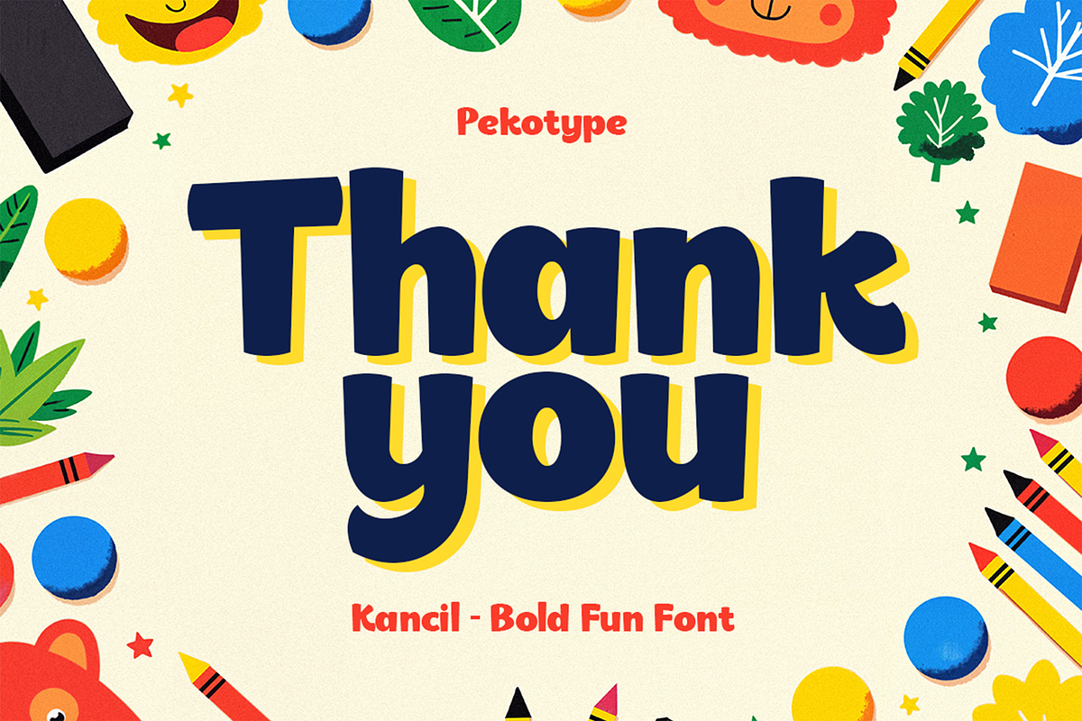 Kancil - Bold and Fun Font, a Font by Pekotype (Photo 16 of 16)