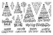 11 Christmas Lettering | 9 Ornaments, an Illustration by bariskina (Thumbnail 3 of 5)