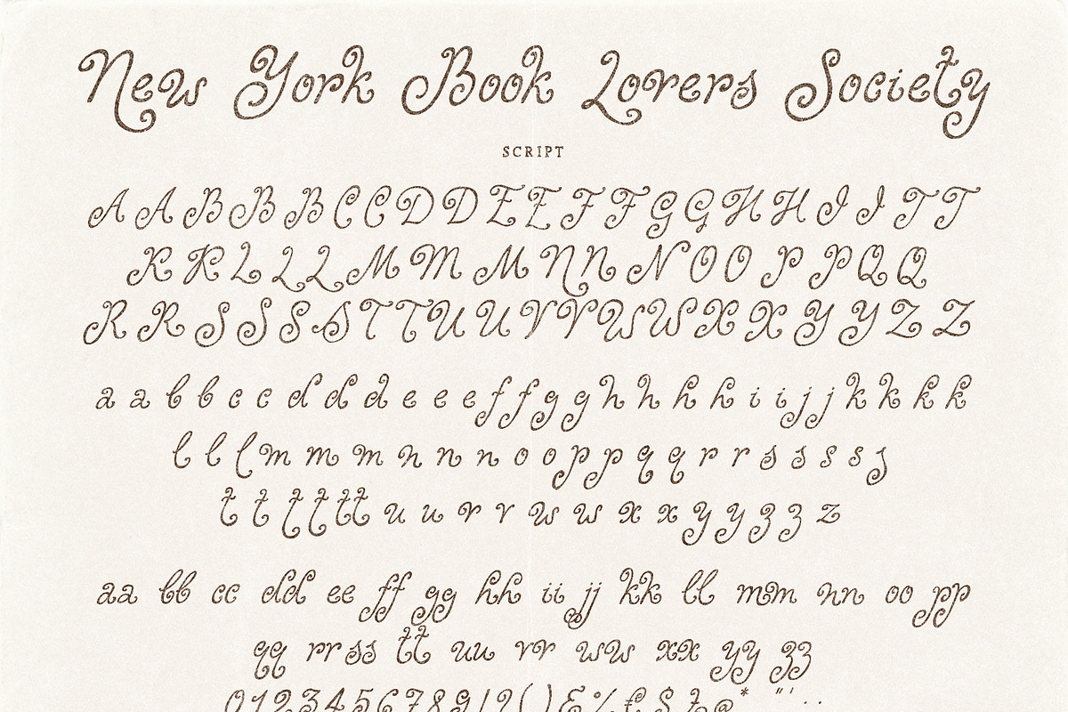 Handwritten Vintage Curly Font Duo, a Handwritten Font by Ayya Studio (Photo 16 of 16)