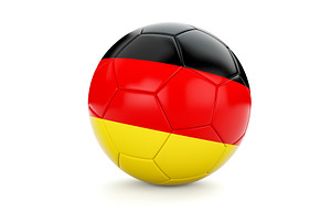 Soccer Football Ball With Germany