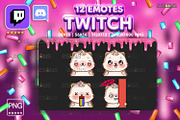 12 Hedgehog Twitch Emotes Pack, an Object Graphic by 2SUNS (Thumbnail 5 of 5)