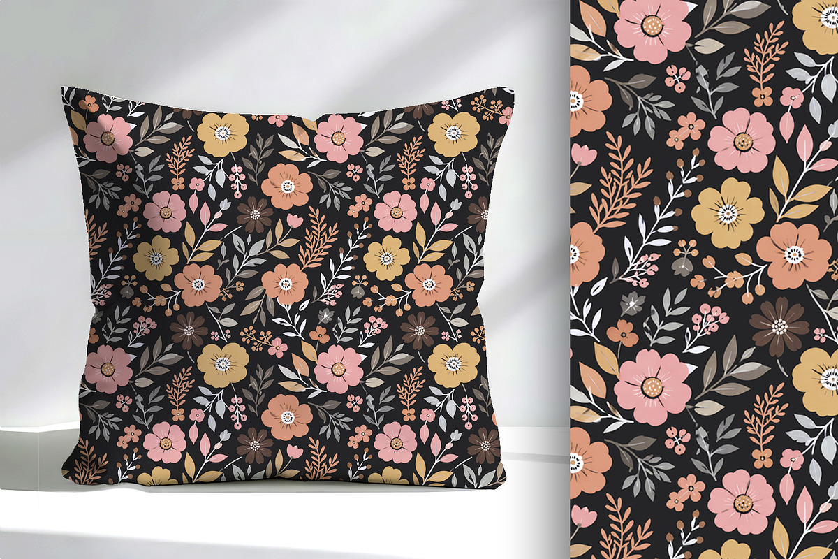 Garden Floral Seamless Pattern, a Pattern Graphic by Sharon Schwalbe (Photo 3 of 5)