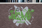 Urban Brick Wall Mural Mockup, an Advertising Mockup by Design Squad (Thumbnail 4 of 4)