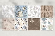 Hand Drawn Floral Patterns, a Pattern Graphic by Uyava Space (Thumbnail 4 of 8)