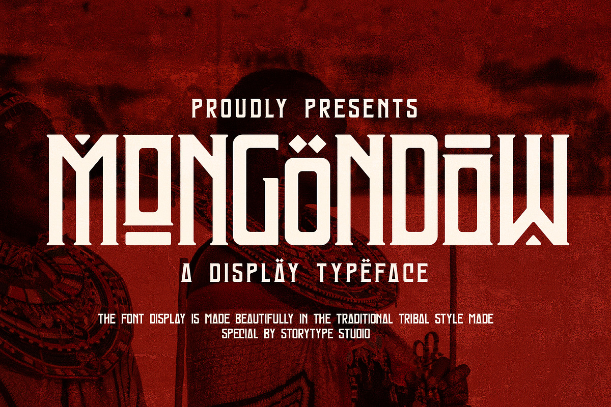 Mongondow Display Typeface Font, a Sans Serif Font by Storytype Studio (Photo 1 of 15)