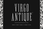 Virgo Antique Display, a Serif Font by Vintage Type Company (Thumbnail 1 of 15)
