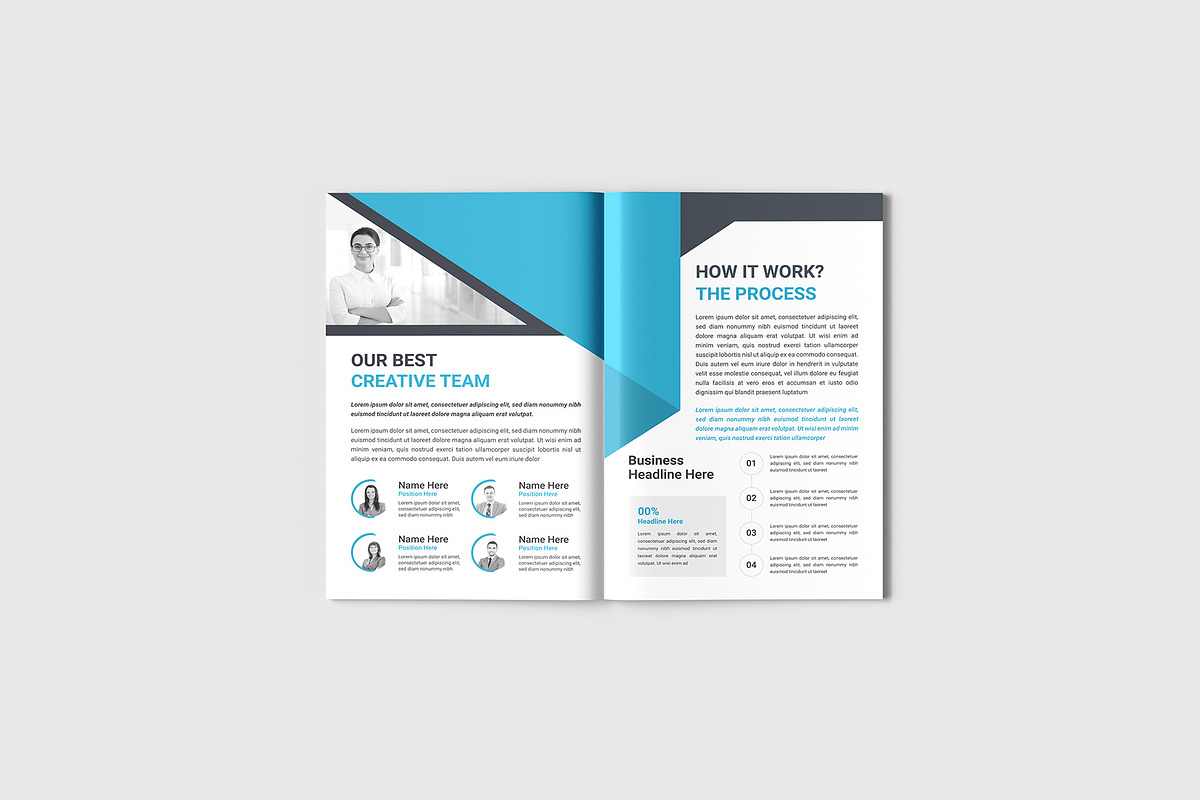 5.5x8.5 Brochure / Catalogue Mockup, a Books & Magazine Mockup by Illusiongraphic (Photo 2 of 22)