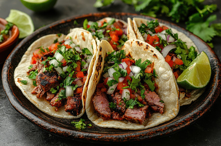 Delicious Steak Tacos Fresh Ingredie, a Background Photo by Pixeness