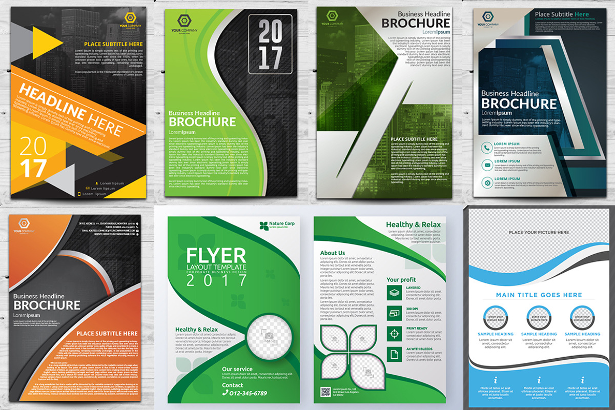 250+ Flyers Bundle 95% Extra, a Flyer Template by Imagine Design Studio (Photo 6 of 36)