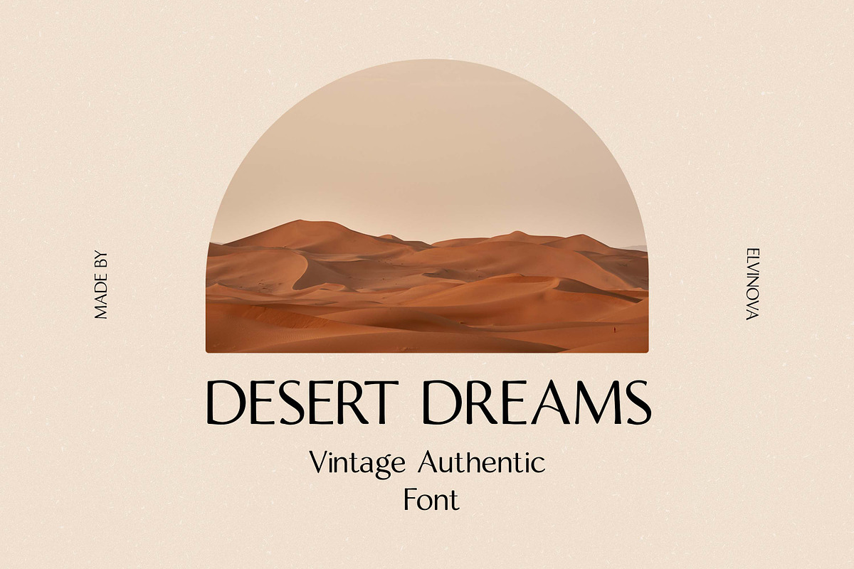 Desert Dreams | Sans Serif, a Sans Serif Font by elvinova (Photo 1 of 6)