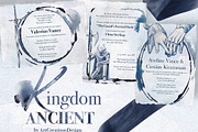 Hand Painted Ancient Kingdom Clipart, an Education Illustration by ArtCreationsDesign (Thumbnail 10 of 11)