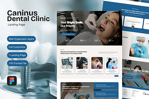 Caninus Landing Page, a Landing Page Template by FIBRINOSÄ