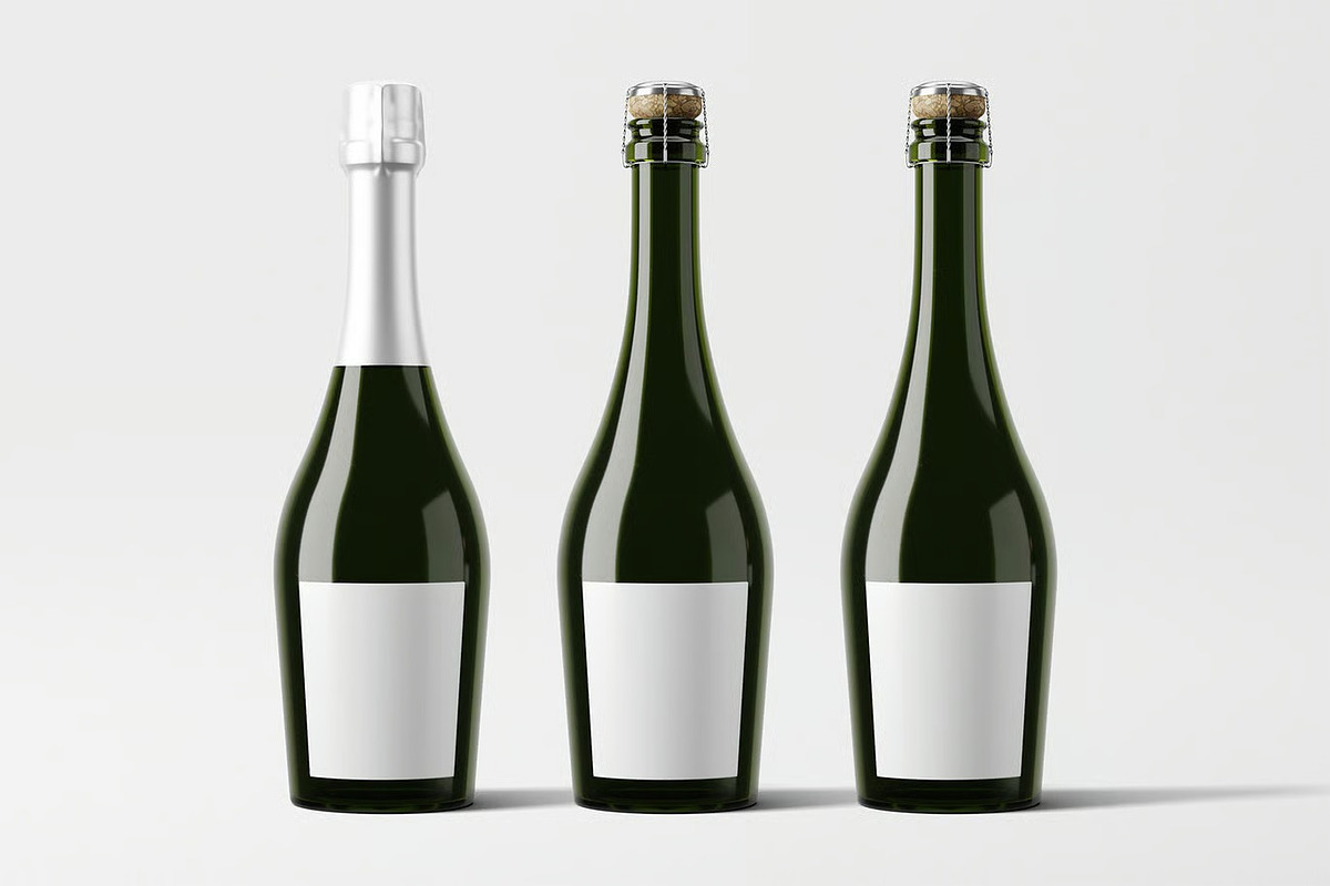 Champagne Bottle Mockup, a Product Mockup by zpackcreative (Photo 2 of 4)