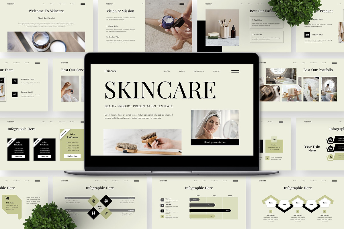 Skincare - Beauty Product Keynote, a Presentation Template by Deepslide Studio (Photo 6 of 6)
