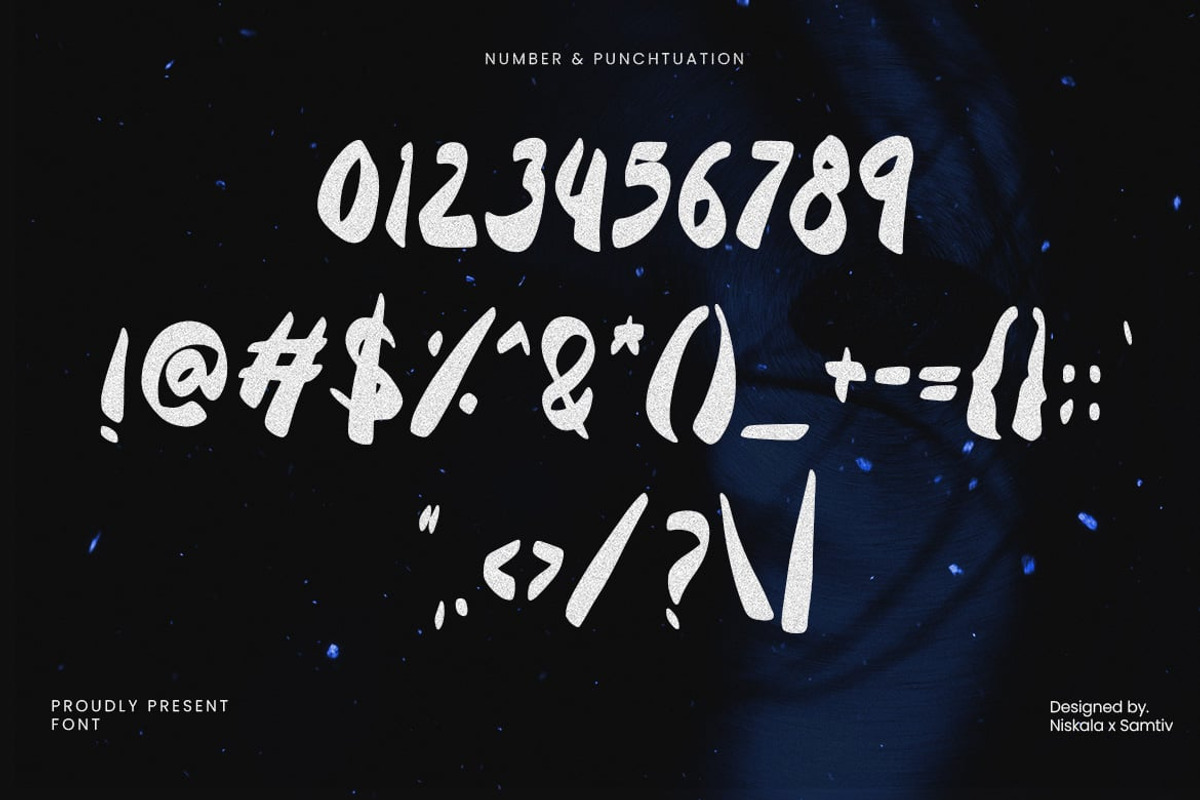 Postam - Handwritten Display Font, a Handwritten Font by Luna Shop (Photo 3 of 3)