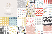 Hand drawn patterns, a Pattern Graphic by Magnia (Thumbnail 1 of 9)