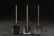 Shovel Set, an Object 3D Model by mockupzz (Thumbnail 6 of 9)