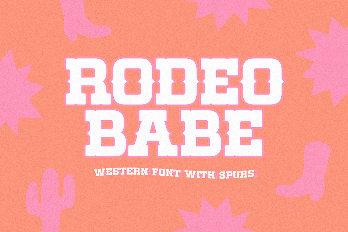 Rodeo Babe | Western Spur Font, a Slab Serif Font by KA Designs (Photo 1 of 10)