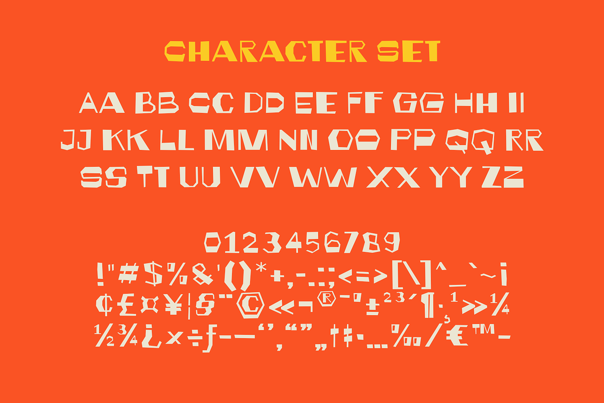 GOBLOCKIE – Geometric Block Font, a Symbol Font by TypeTasty Font (Photo 2 of 11)