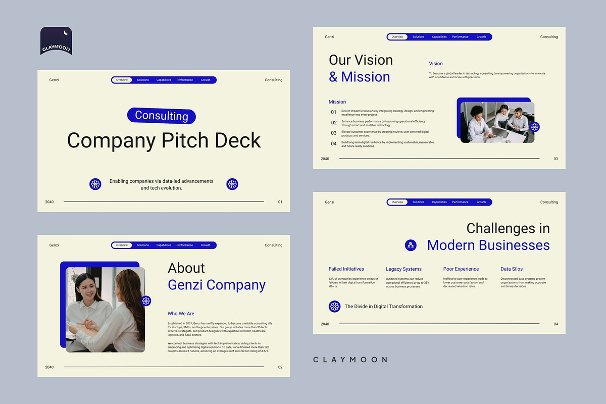 Consulting Business Presentation, a Presentation Template by Claymoon Lab (Photo 7 of 7)