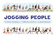 People jogging, running, doing sport, a Sport Illustration by Good Studio (Thumbnail 1 of 8)