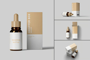 Dropper Bottle Mockup, a Packaging Mockup by Se٧enStudio