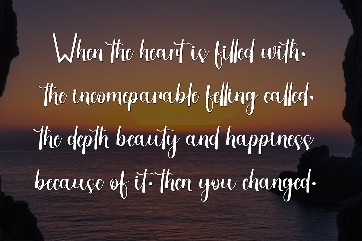 Honey Beautiful, a Script Font by FreshTypeINK (Photo 7 of 8)
