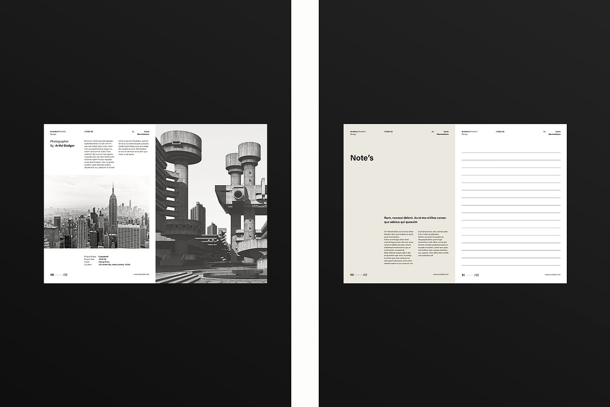 Architecture Portfolio Template, a Brochure Template by ArtisanaAura (Photo 17 of 18)
