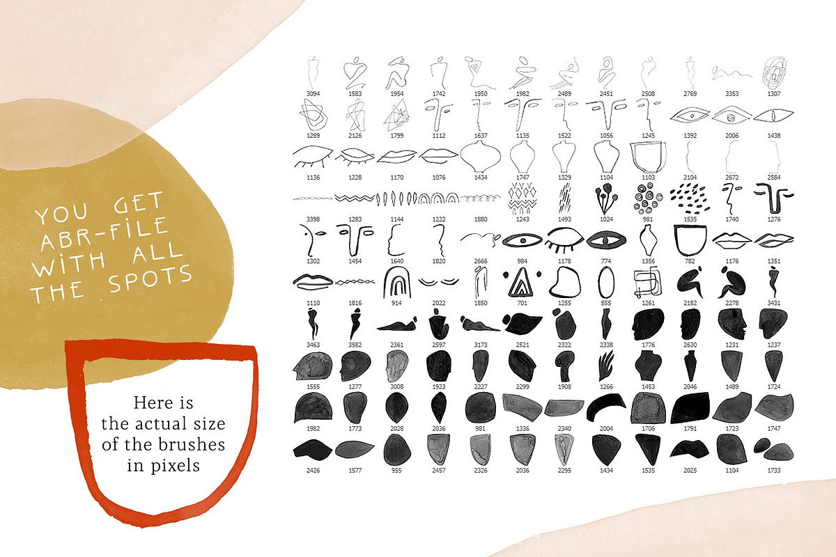 All Photoshop Stamp Brushes Bundle, a Brush Add-On by Struvictory.art (Photo 4 of 37)