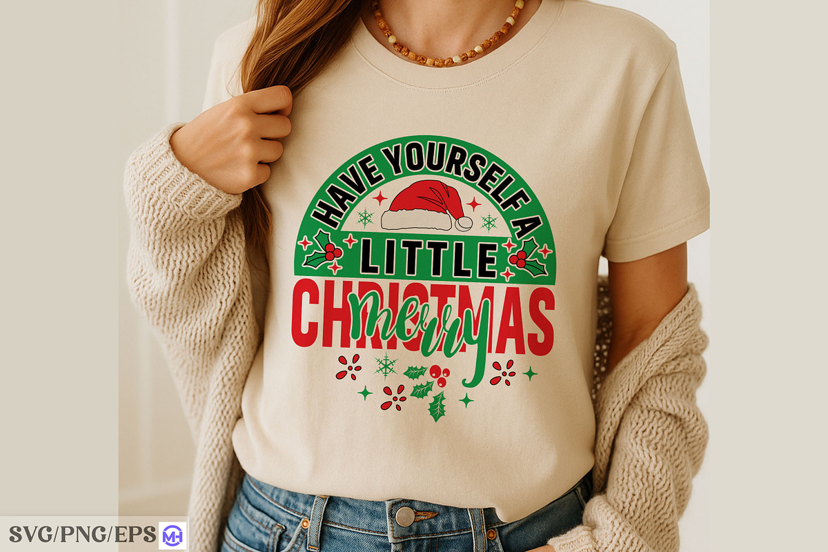 Have Yourself a Merry Little Christm, a Graphic by mh_arif (Photo 1 of 4)