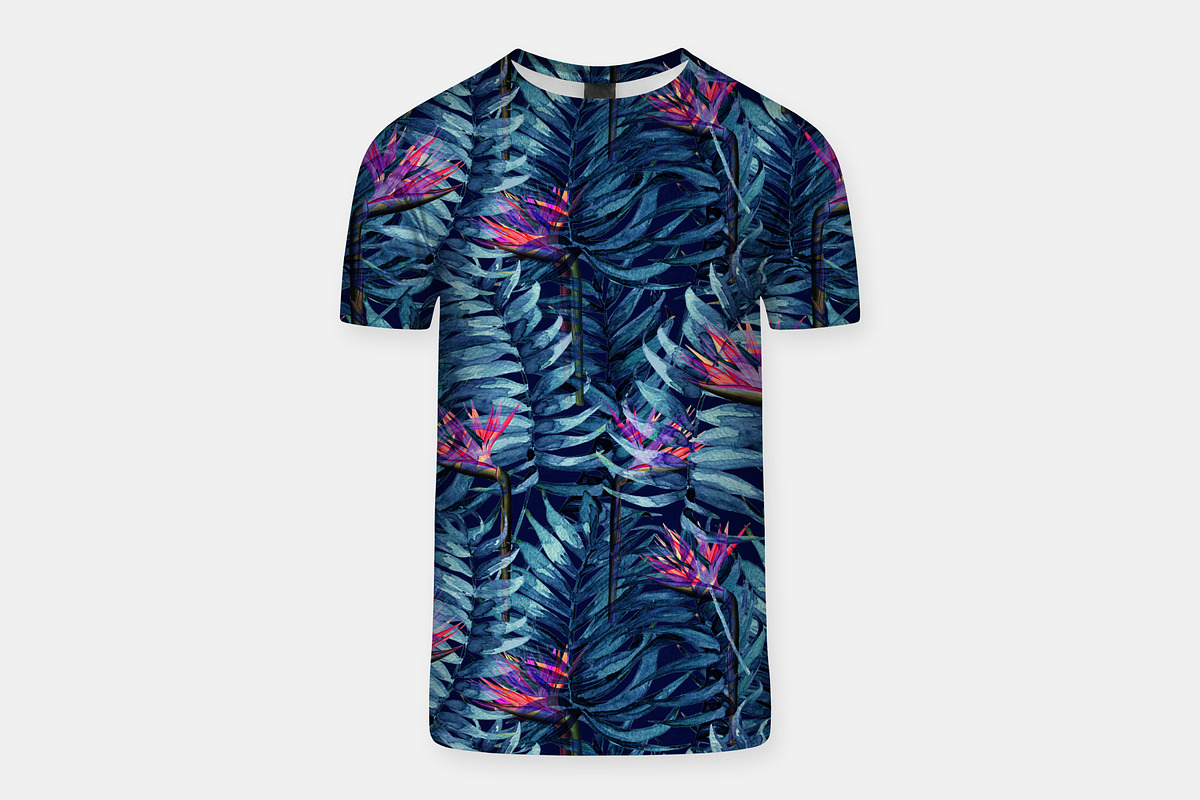 Tropical Leaves & Seamless Pattern, a Pattern Graphic by Talip Memis (Photo 3 of 6)