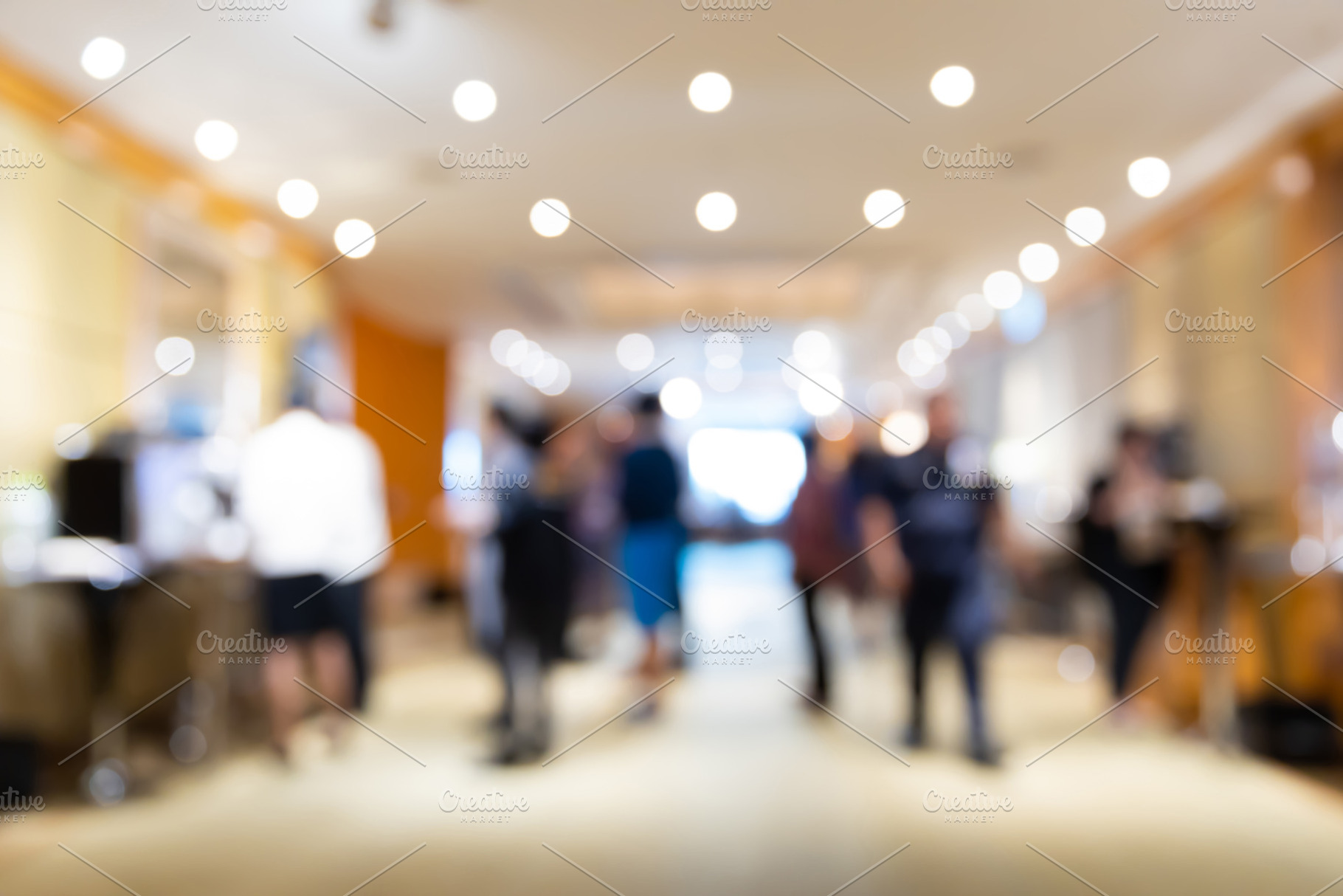 Blur people having coffee break, a Person Photo by Smith Chetanachan