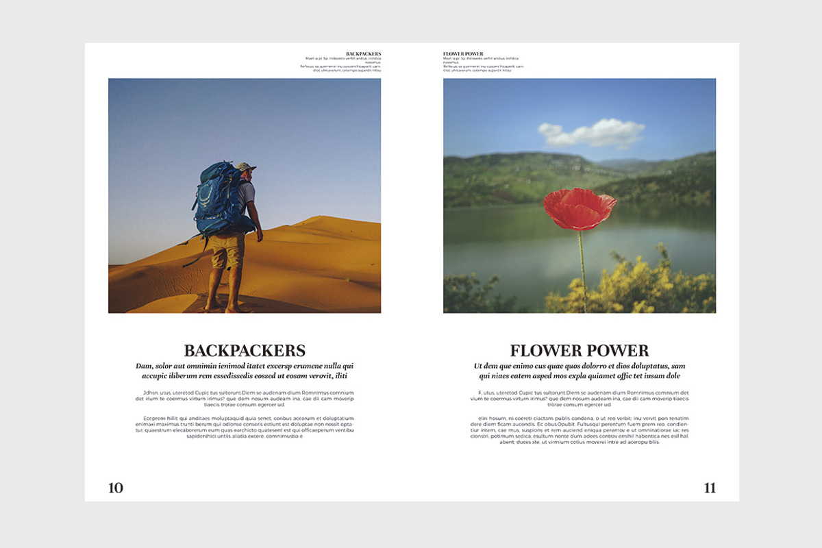 Paradise Magazine Template, a Magazine Template by N A N D U Z D E S I G N (Photo 6 of 15)
