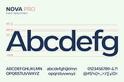 Nova Pro-Modern Sans Serif Font, a Sans Serif Font by xdCreative (Thumbnail 3 of 13)