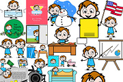 Little Boy ~ Cartoon Character Set, an Education Illustration by The Toon Company (Thumbnail 7 of 7)