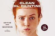 Clean Oil Painting Photoshop Action, an Action Add-On by ridvanpars (Thumbnail 1 of 5)