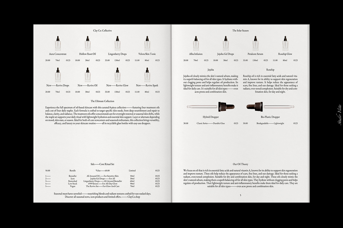 Product Brand Catalog Template⸻Clay, a Magazine Template by Studio Viita (Photo 5 of 11)
