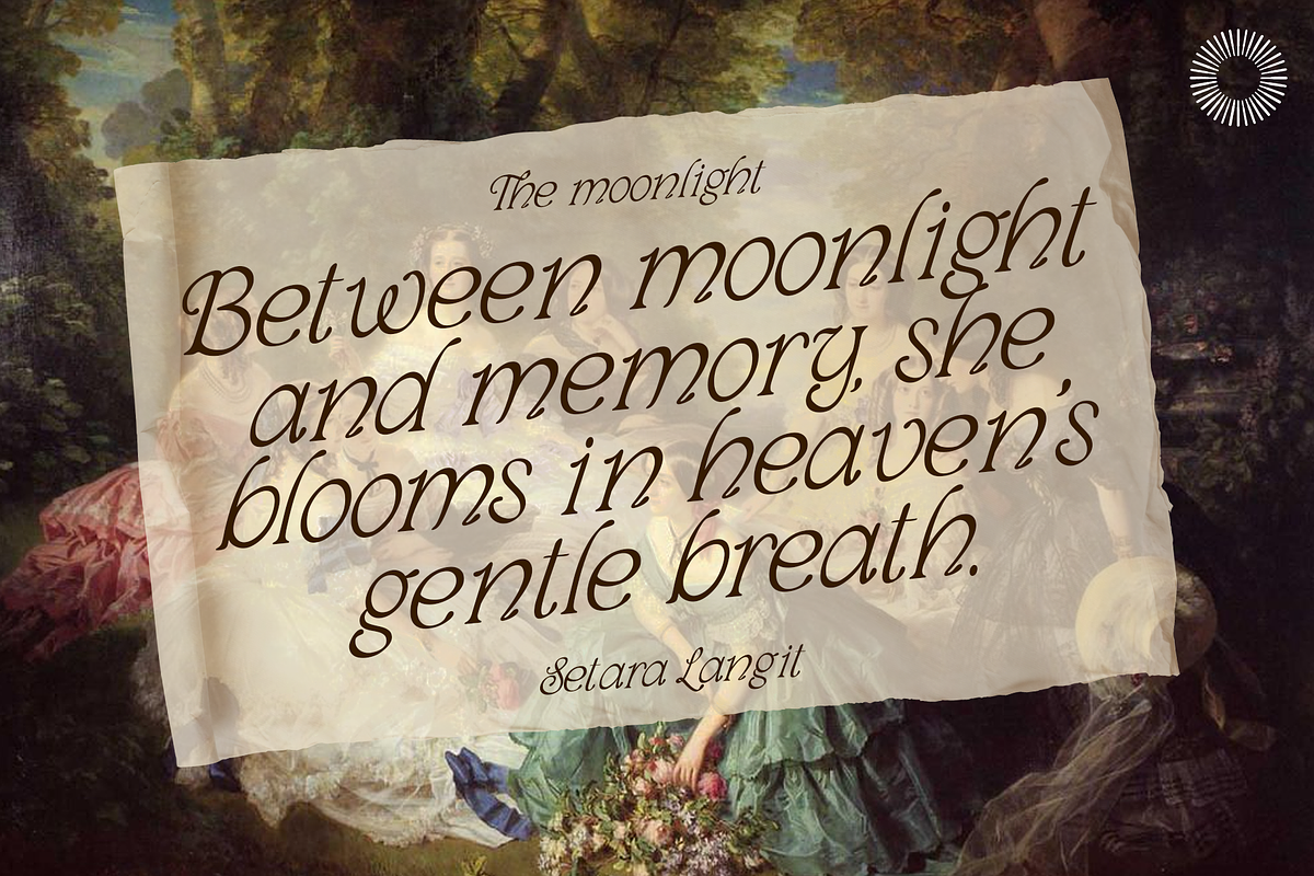 Art In Heaven - Ethereal Serif, a Serif Font by Setara Langit CreativeStd (Photo 6 of 11)