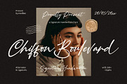 Chiffon Boulevard - Handwritten Font, a Handwritten Font by Inviline.co (Thumbnail 1 of 10)
