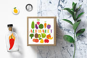 Alphabet vegetables and fruits kids, a Food Illustration by Lesya Skripak (Thumbnail 3 of 4)