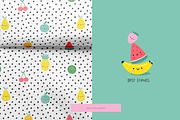 Be Cool - cute cartoon summer fruit, a Decorative Illustration by Barkova Nadya (Thumbnail 5 of 7)