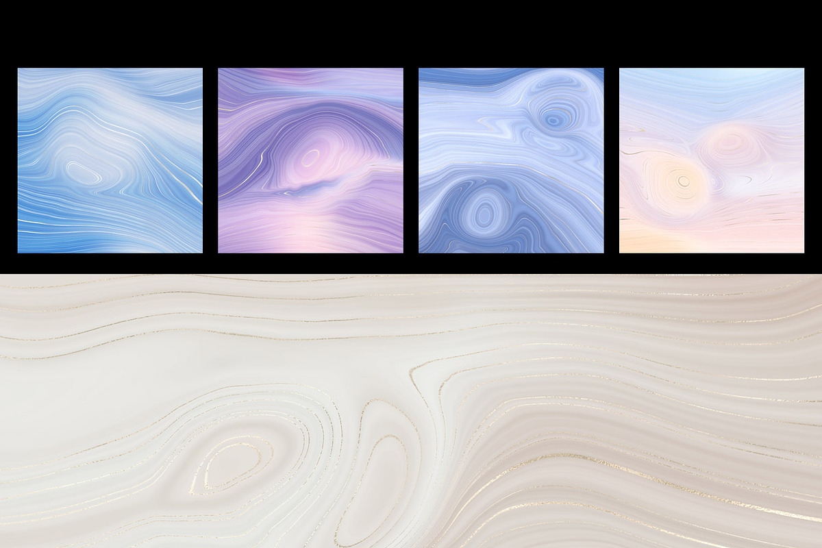 Cloud Strata Agate Geode Textures, a Texture Graphic by Digital Curio (Photo 5 of 5)