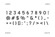 Bedbag Modern Geometric Sans Font, a Sans Serif Font by Rasio Studio (Thumbnail 3 of 9)