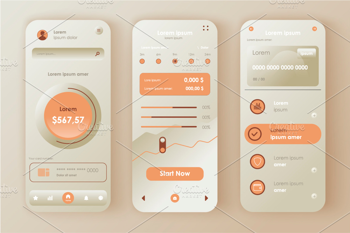 Unique Mobile App UI Kit, an App Template by alexdndz (Photo 29 of 36)