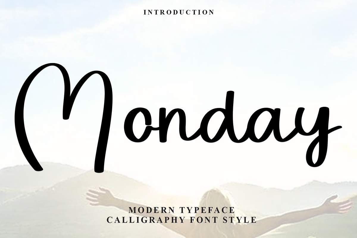 Monday, a Handwritten Font by FreshTypeINK (Photo 1 of 8)