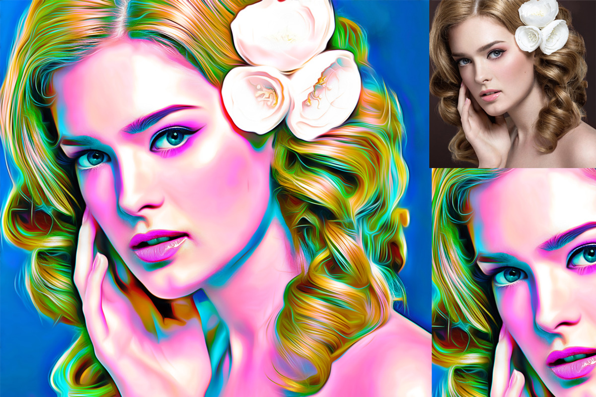Digital Painting Photoshop Action, an Action Add-On by MRI STUDIO (Photo 4 of 25)